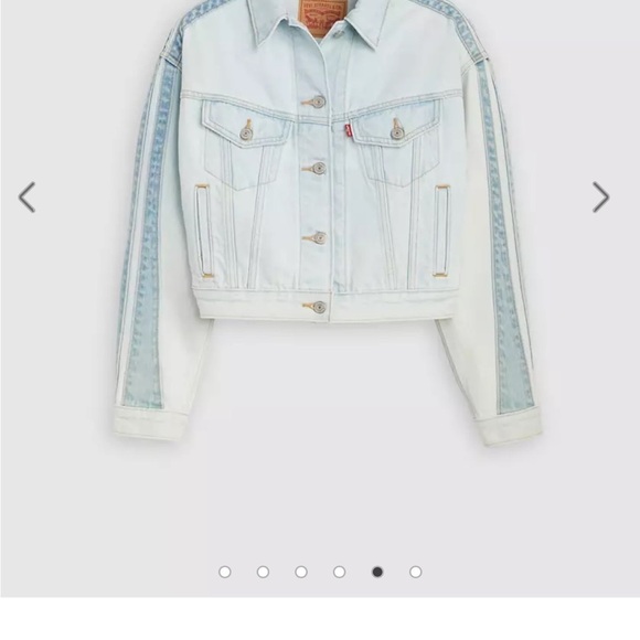 Levi's Women's Two-Tone Blue Jean Jacket XL - Picture 2 of 6